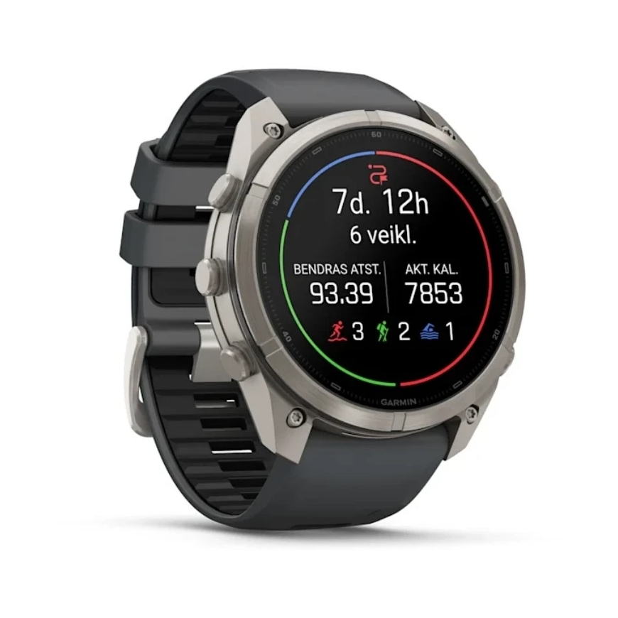 Garmin fenix 9 Pro 51 мм титан графит/черный силикон – 3