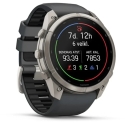 Garmin fenix 9 Pro 51mm titanas grafitas/juodas silikonas