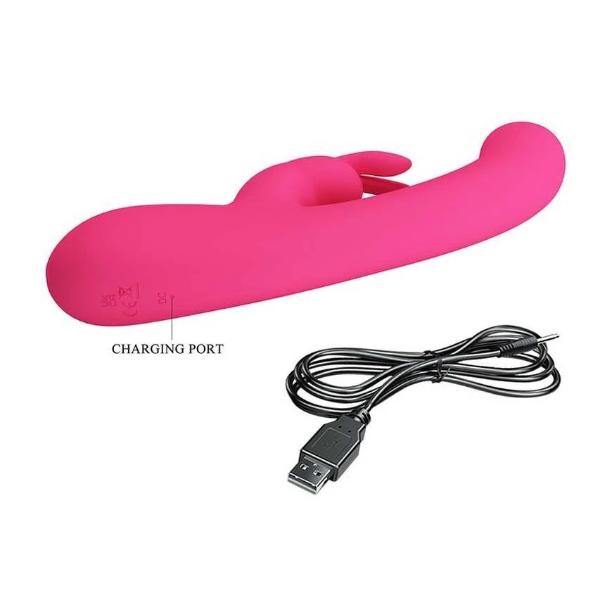 Pretty Love Led Розовая PRETTY LOVE - Lamar Розовая, 10 функций вибрации 9 уровней скорости – 4