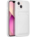 Riff "Card Silikoonkaitse iPhone 14 Pro" valge Riff "Card Silikoonkaitse iPhone 14 Pro" valge