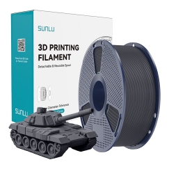 Sunlu PLA+ didelis greitis filamentas, pilka