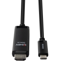 Adapterkaabel - LINDY USB Type C kuni HDMI kaabel, 8K 60Hz, 7680x4320, 1 m, Must Adapterkaabel - LINDY USB Type C kuni HDMI kaabel, 8K 60Hz, 7680x4320, 1 m, Must