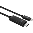 Adapterio Kabelis - LINDY USB Type C į HDMI Kabelis, 8K 60Hz, 7680x4320, 1 m, Juoda Adapterio Kabelis - LINDY USB Type C į HDMI Kabelis, 8K 60Hz, 7680x4320, 1 m, Juoda