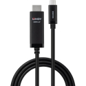 Adapter Cable - LINDY USB Type C to HDMI Cable, 8K 60Hz, 7680x4320, 1 m, Black Adapter Cable - LINDY USB Type C to HDMI Cable, 8K 60Hz, 7680x4320, 1 m, Black