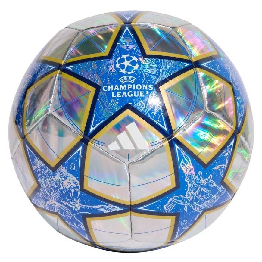 adidas UCL Training 25/26 League Stage Foil jalkapallo hopeinen ja sininen JP1549 (4) – 4
