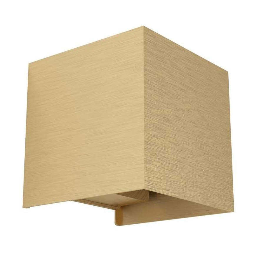 Sienas lampa Eglo VALMONTONE LED 2X3W ZELTS