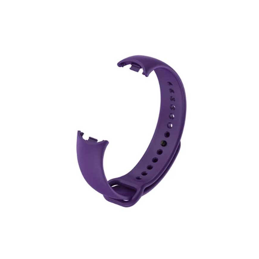 Ремешок Riff силиконовый для серии Xiaomi Mi Band 8, фиолетовый
