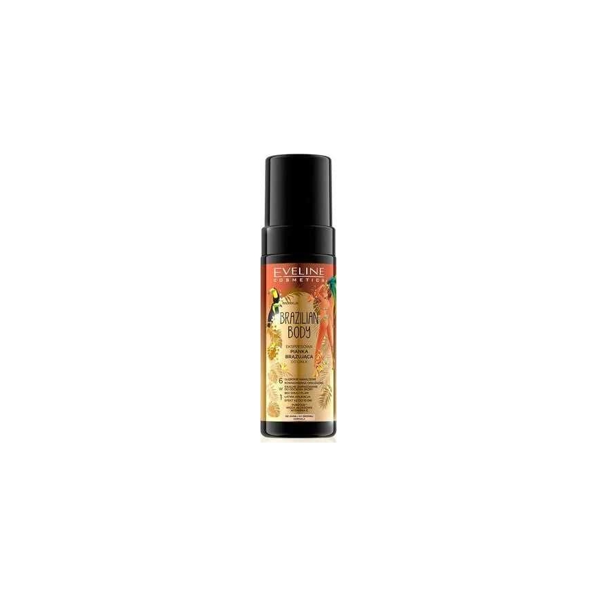 Eveline Eveline Brazīlijas izteikta iedeguma putas ķermenim 6in1 150ml