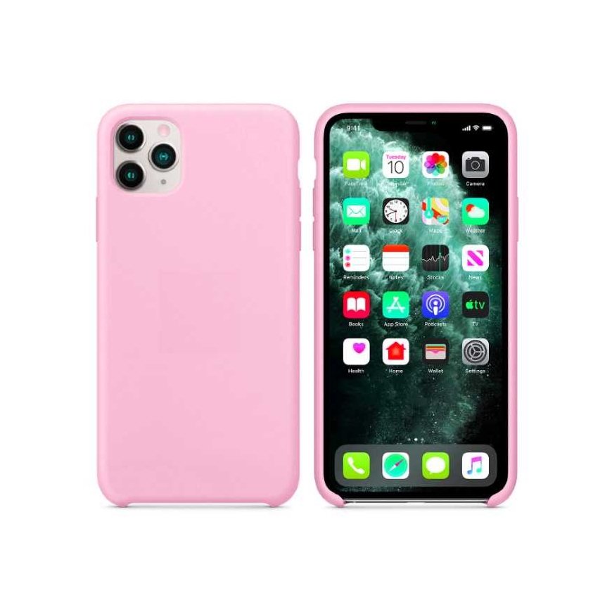 Riff "Plānais un mīkstais aizmugures vāks iPhone 12 / 12 Pro" Rozā