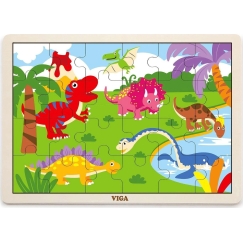 Viga Puzzle 24 pcs - Dinosaurs