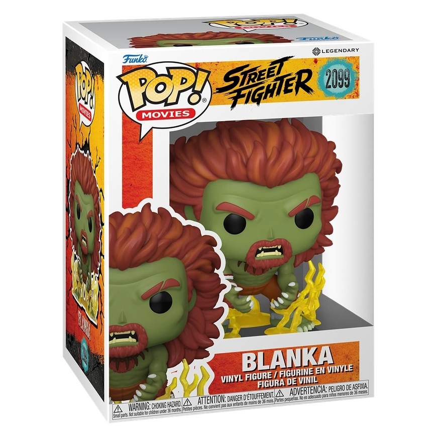 FUNKO POP! Vinyl Figure: Street Fighter - Blanka, ~10.9 cm