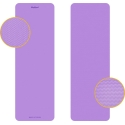 Mata Gimnastikos kilimėlis jogai, pilatesui, fitnesui, 183x61cm, 1cm storio, TPE medžiaga, violetinė, REBEL ACTIVE Mata Gimnastikos kilimėlis jogai, pilatesui, fitnesui, 183x61cm, 1cm storio, TPE medžiaga, violetinė, REBEL ACTIVE