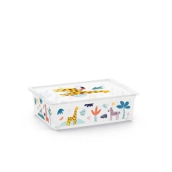 KIS Box Animals Clear 31L 55x39x17cm