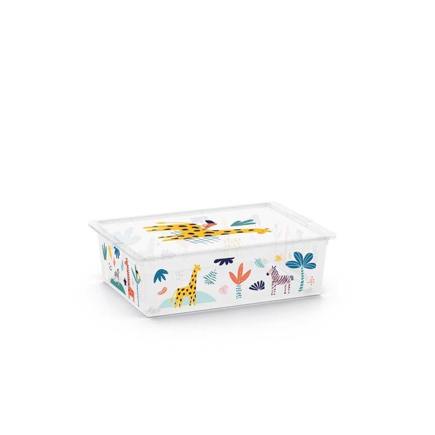 KIS Box Animals Caurspīdīgs 31L 55x39x17cm