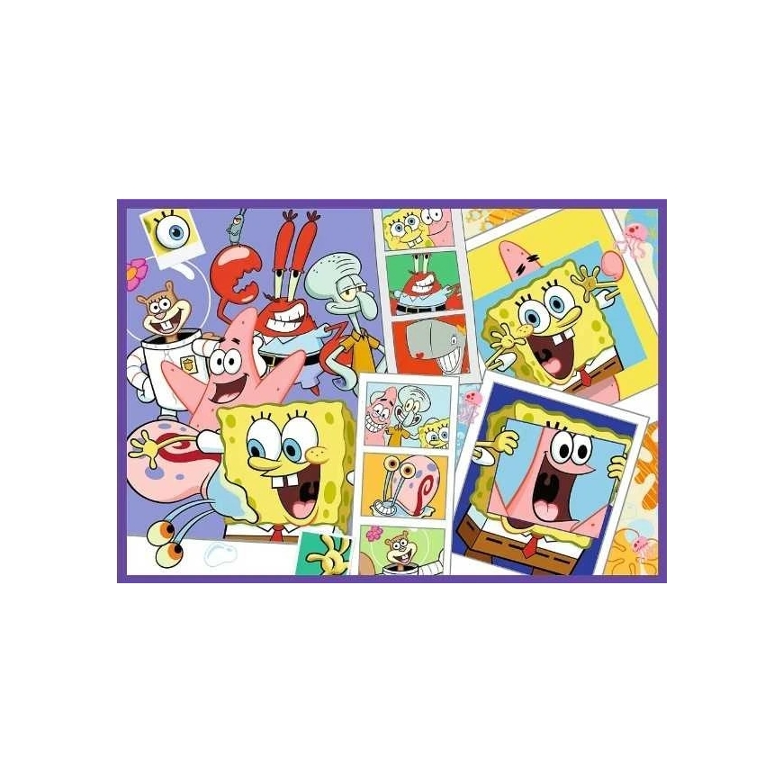 Trefl Пазл 4x250 шт. - Губка Боб – 3