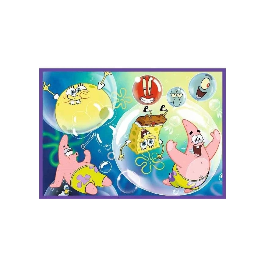 Trefl Pusle 4x250 tk - SpongeBob – 4