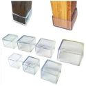 OEM Aizsargājoši pārvalki mēbeļu kājām 20x20mm - 4 gab - Silikona kāju pārvalki OEM Aizsargājoši pārvalki mēbeļu kājām 20x20mm - 4 gab - Silikona kāju pārvalki