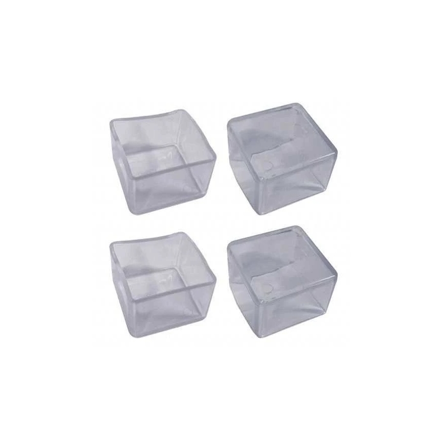 OEM Suojakupit kalusteen jaloille 20x20mm - 4 kpl - Silikoniset jalkakupit – 5