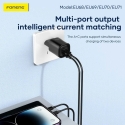 FONENG sieninis įkroviklis EU70 PD 20W 1xUSB-C + 1xUSB QC3.0 Juodas FONENG sieninis įkroviklis EU70 PD 20W 1xUSB-C + 1xUSB QC3.0 Juodas