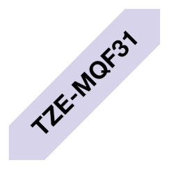 Brother TZE-MQF31 label-making tape Black