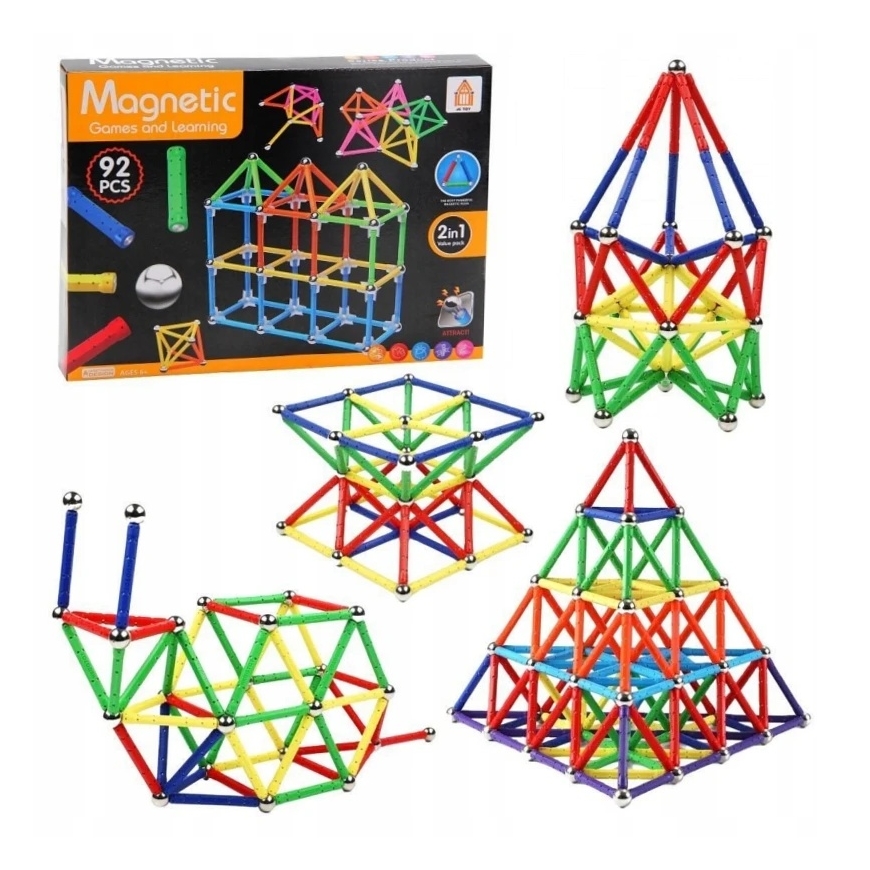 Trifox Magnetiniai blokeliai 92 vnt – 2