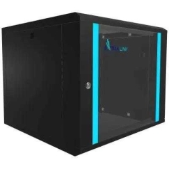 Extralink LITE 9U 530X400 WALL-MOUNTED RACKMOUNT CABINET BLACK