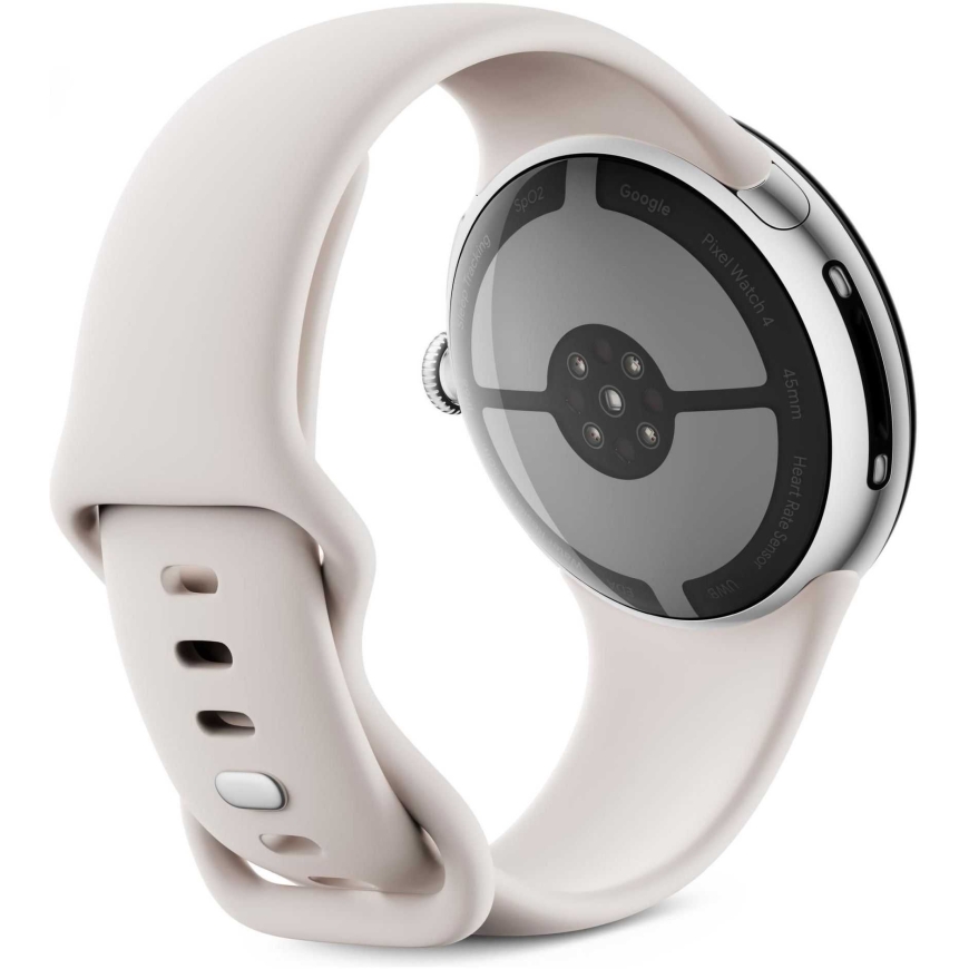 Google Pixel Watch 4 45mm LTE Sudrabs/Porcelāns GA10844-EU – 2