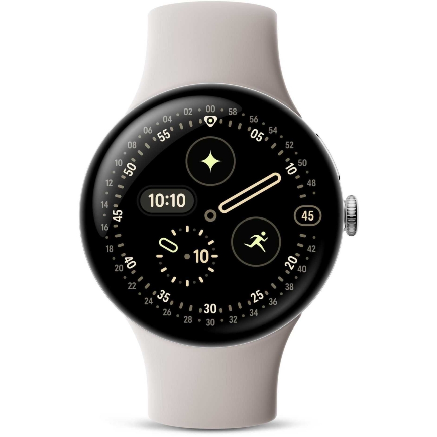 Google Pixel Watch 4 45mm LTE Silver/Porclain GA10844-EU – 3