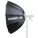 Valaistuslaitteet - SMDV Speedbox A100 12-sivuinen softbox kaksinkertainen diffuusori musta Valaistuslaitteet - SMDV Speedbox A100 12-sivuinen softbox kaksinkertainen diffuusori musta