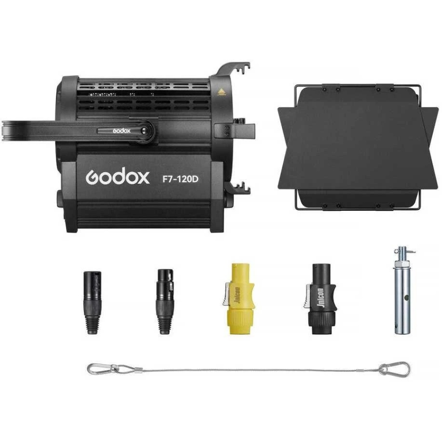 Lighting Equipment - Godox F7 120D K1 Daylight LED Fresnel Light 15°-60° – 4