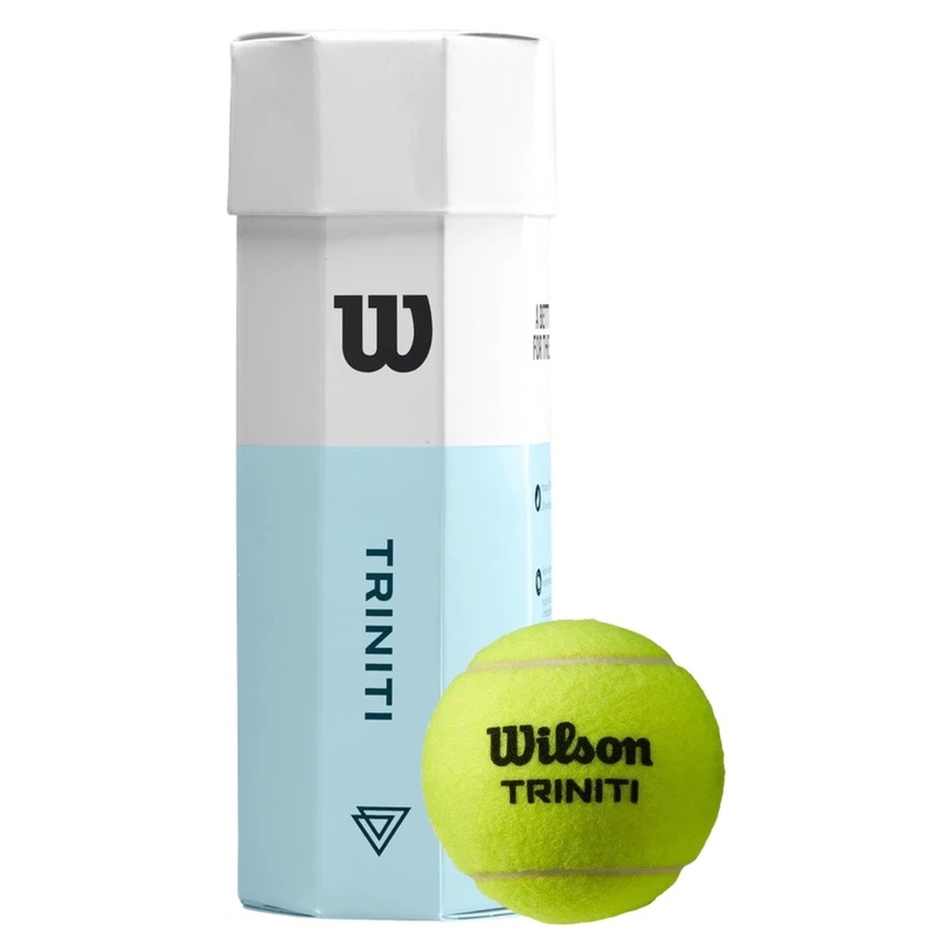 Wilson Triniti tennispallot, 3 kpl, keltainen, WRT125200