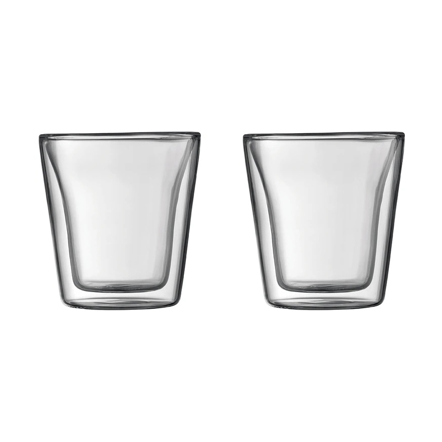 Bodum divu sienu glāzes Kafeterija 100 ml 2 gab. Caurs – 4