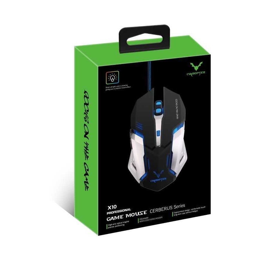 Chiropter X10 Melns/Zils – 3
