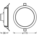 Ledvance SMART+ Wifi Spotlight Recess 170mm 110 ° RGB + TW Ledvance SMART+ Wifi Spotlight Recess 170mm 110 ° RGB + TW
