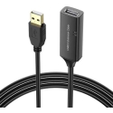 Spacetronik Активный USB 2.0 удлинитель кабель 5 метров Spacetronik Активный USB 2.0 удлинитель кабель 5 метров