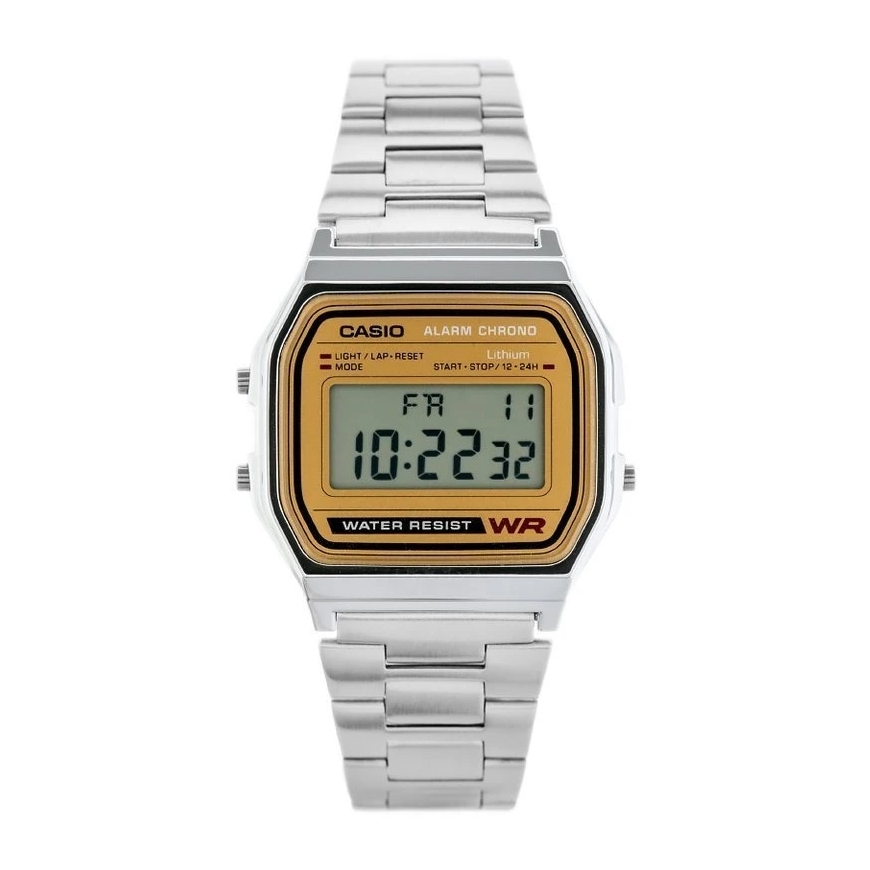 Vyriškas laikrodis CASIO A158WEA-9 (zd093b) - KLASYKA + BOX