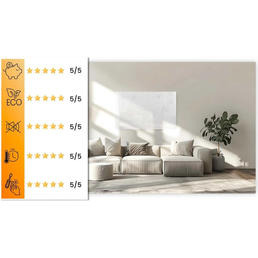 Berdsen BD-984 600 W Infrared Heater with WiFi Remote Control App – 3