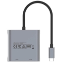 ПЕРЕХОДНИК UNITEK USB-C 2X HDMI 2.0 MST HDCP 2.2 M/F ПЕРЕХОДНИК UNITEK USB-C 2X HDMI 2.0 MST HDCP 2.2 M/F