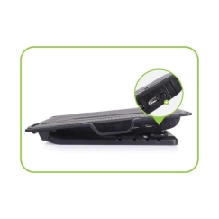 Techly 106244 notebook cooling pad 43.9 cm (17.3") 1200 RPM Black
