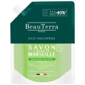 Beauterra Marseille Jabón Menta-Limón Recarga, 900 ml