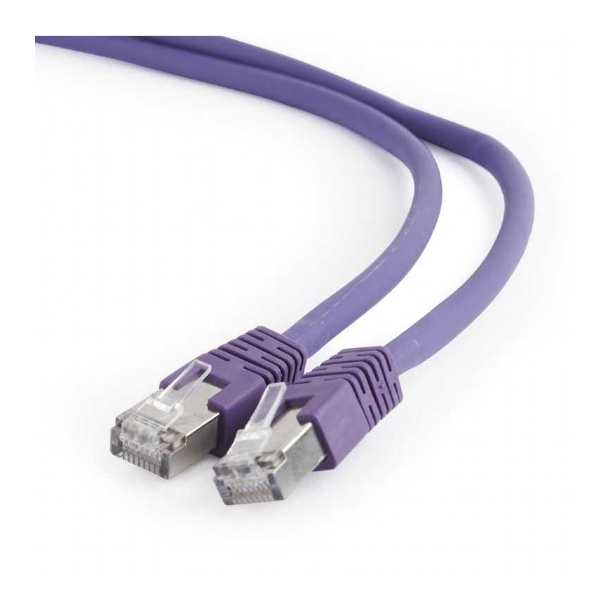 Gembird GEMBIRD S/FTP CAT. 6A LSZH PATCHCORD 2M ФИОЛЕТОВЫЙ