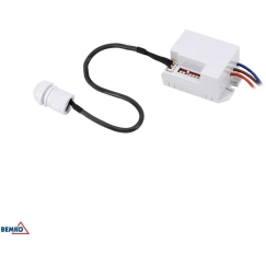 Bemko Motion Sensor, white, IP20, max 800W, 360°, 3m/6m
