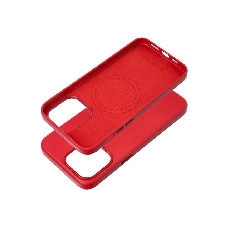 Riff "Magsafe dirbtinės odos dėklas iPhone 15 Pro Max" Raudonas – 2