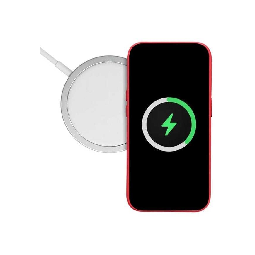 Riff "Magsafe kunstnahkümbris iPhone 15 Pro Max" Punane – 3