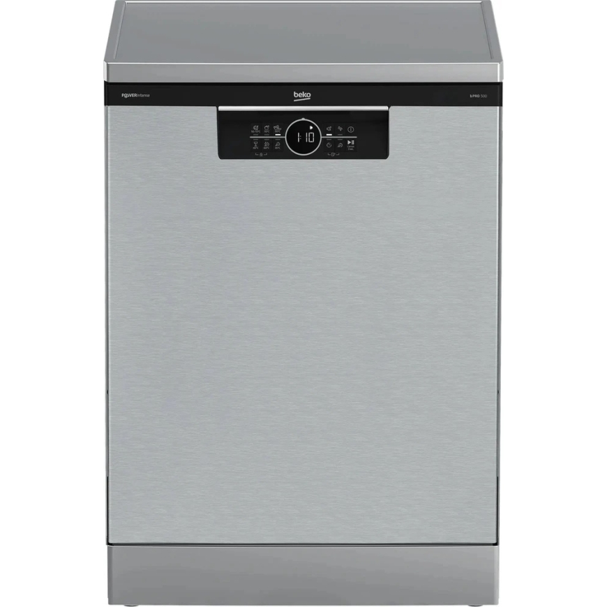 Indaplovė Beko b300 BDFN26560XP, Freestanding, Full size (60 cm), Nerūdijantis plienas, Juodas, Touch, LED – 3