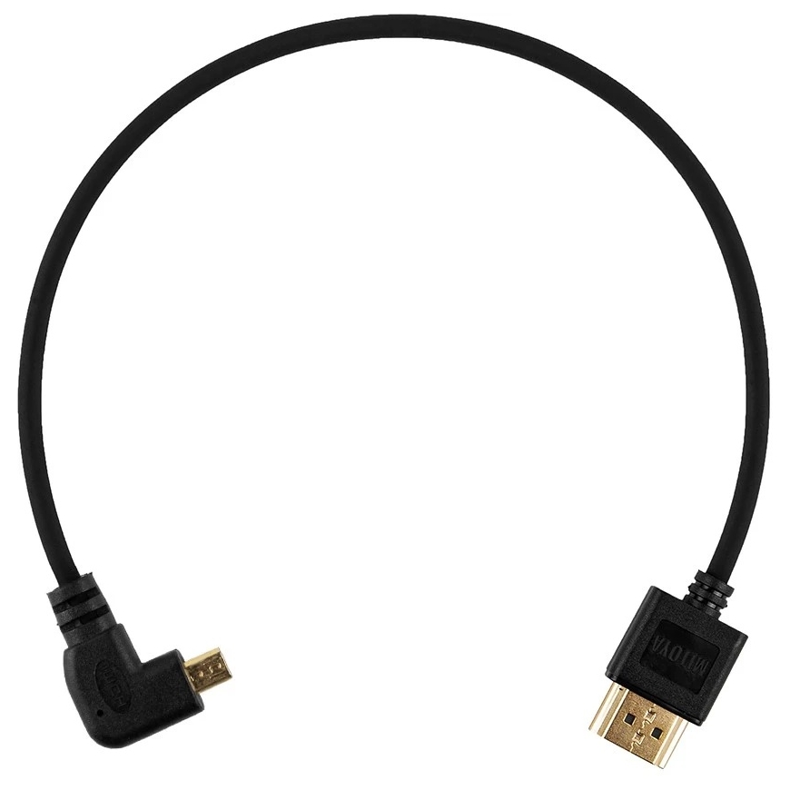 HDMI Cable - Mitoya HDMI 2.1 to Micro HDMI Angled 30 cm – 2