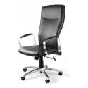 Adella C239 office chair, genuine leather HL-4, black