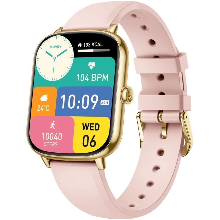 Älykello NAISILLE GRAVITY GT30-1 - BLUETOOTH-PUHELUT, LISÄHIHNA (sg058a) – 4