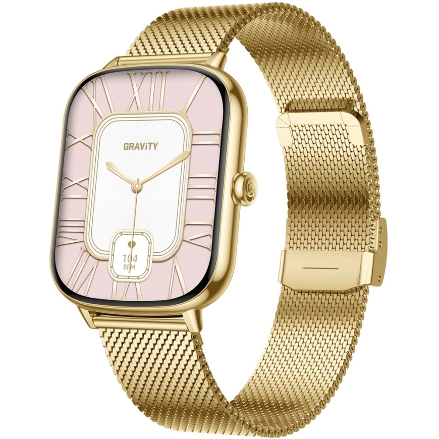 Älykello NAISILLE GRAVITY GT30-1 - BLUETOOTH-PUHELUT, LISÄHIHNA (sg058a) – 5