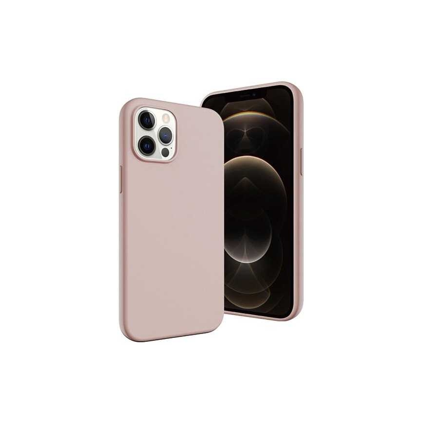 Riff "Minkštas silikoninis dėklas iPhone 15 Plus" Padrikas rožinis – 2